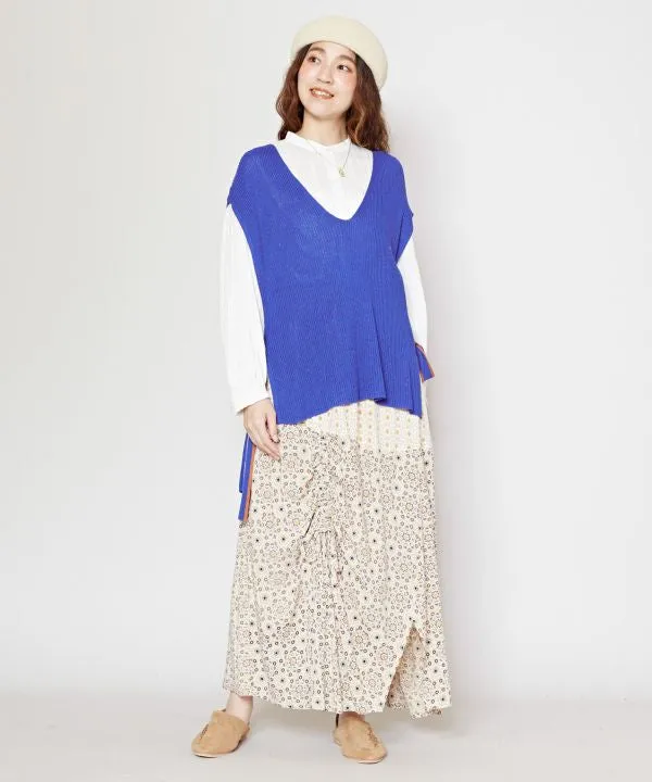 Nep Yarn Knit Vest