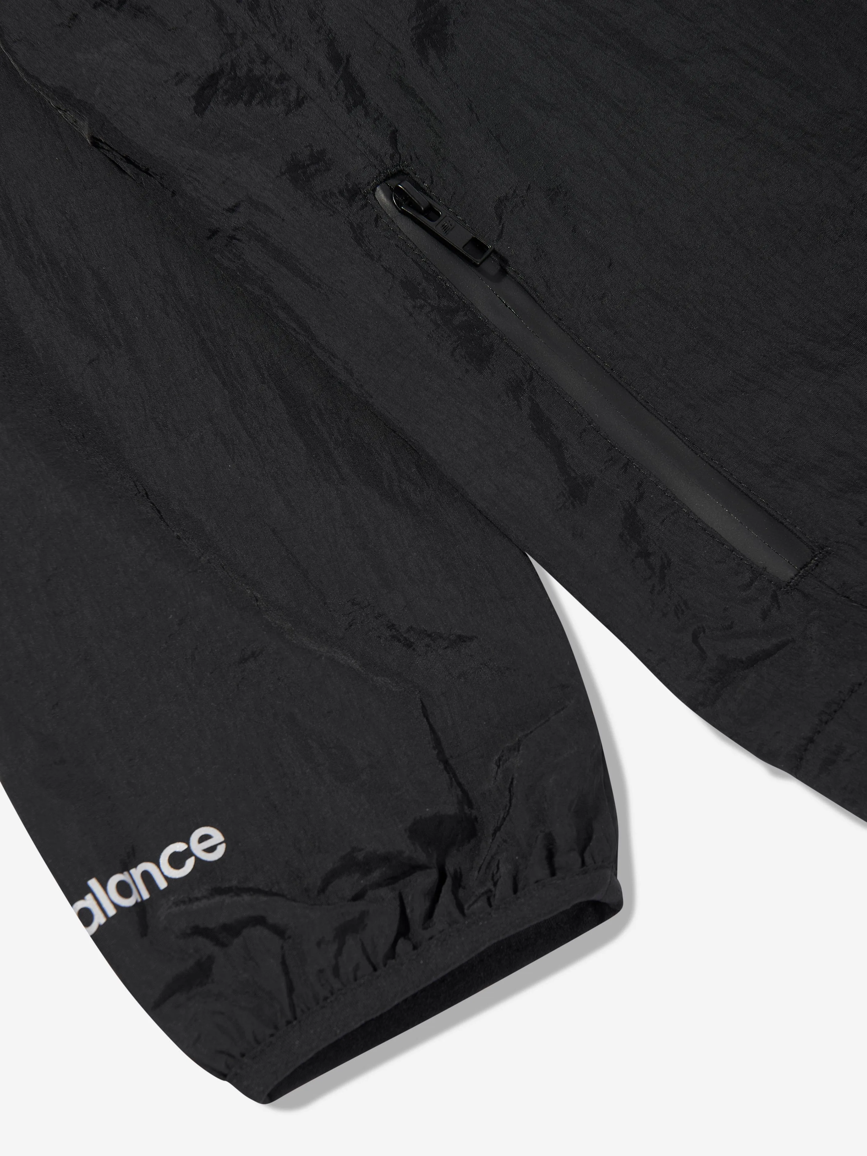 New Balance Boys Athletics Woven Mesh Lined Jacket in Black