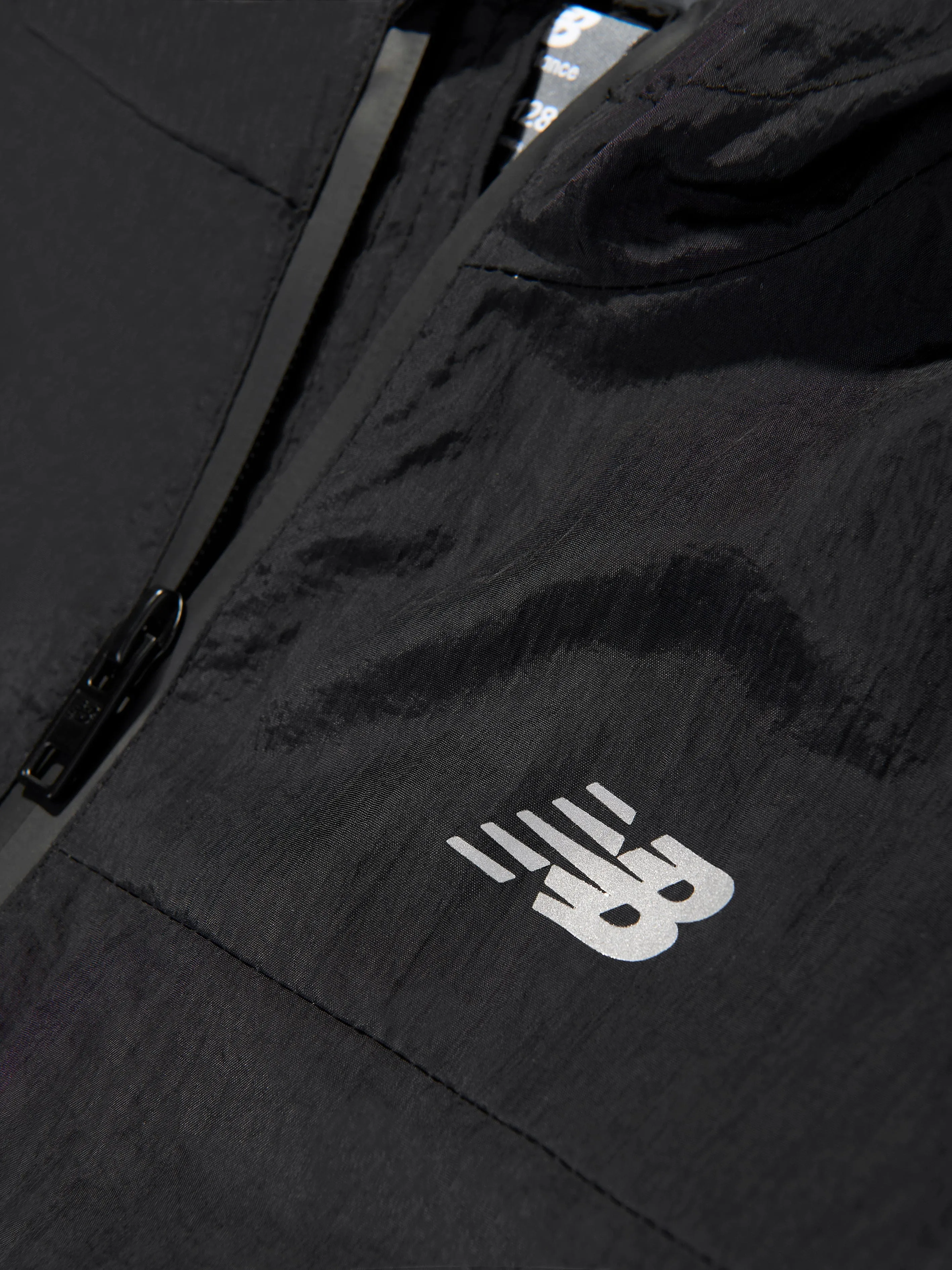 New Balance Boys Athletics Woven Mesh Lined Jacket in Black