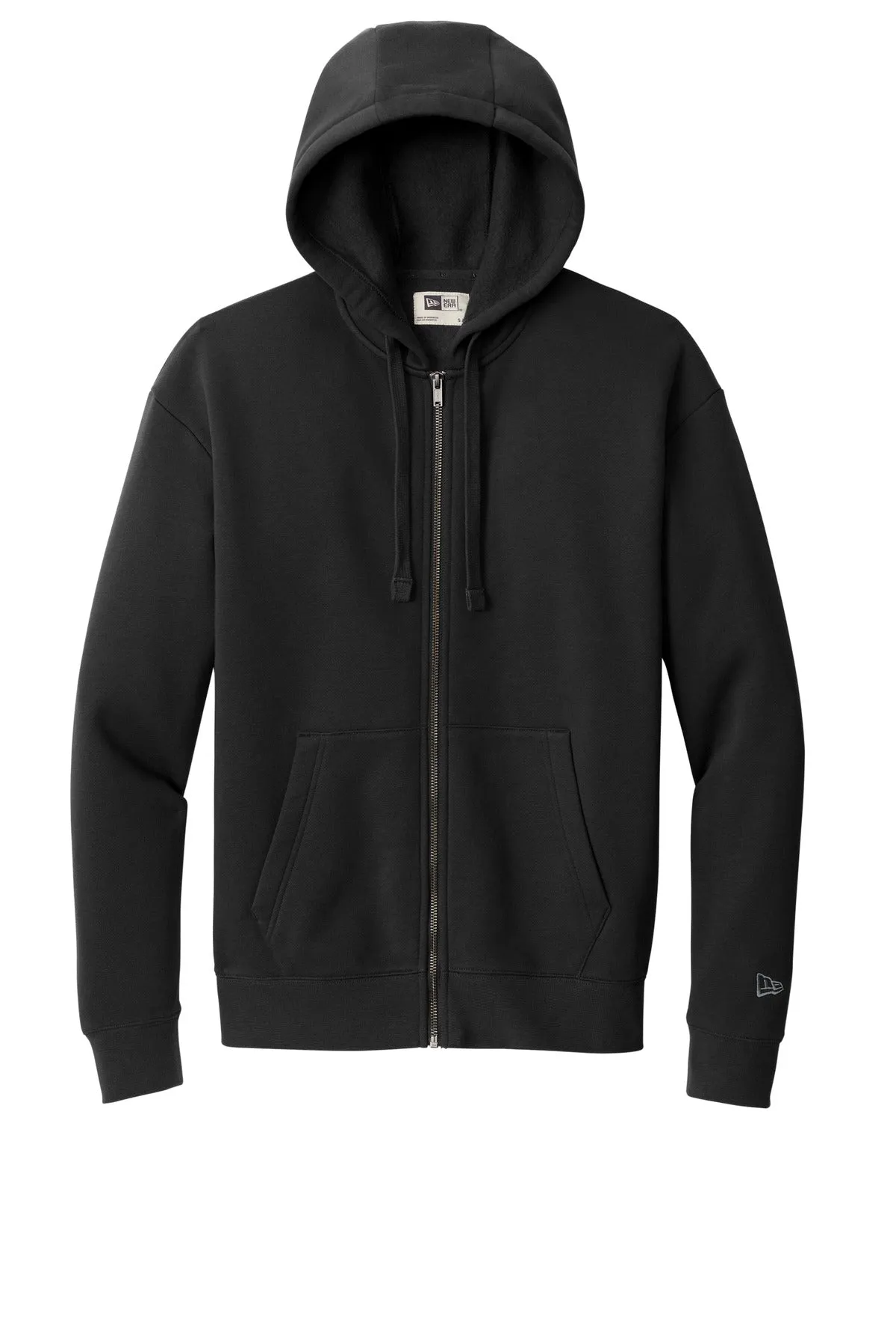 New Era Heritage Fleece Full-Zip Hoodie NEA526 Black