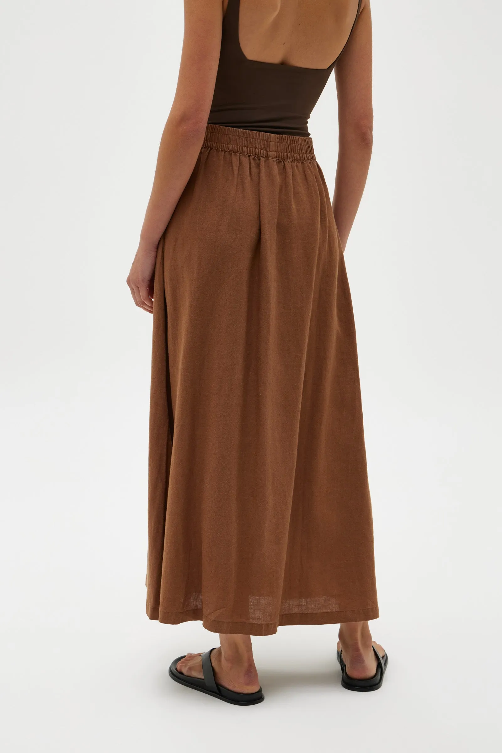Nilsa Skirt Burnt Ochre