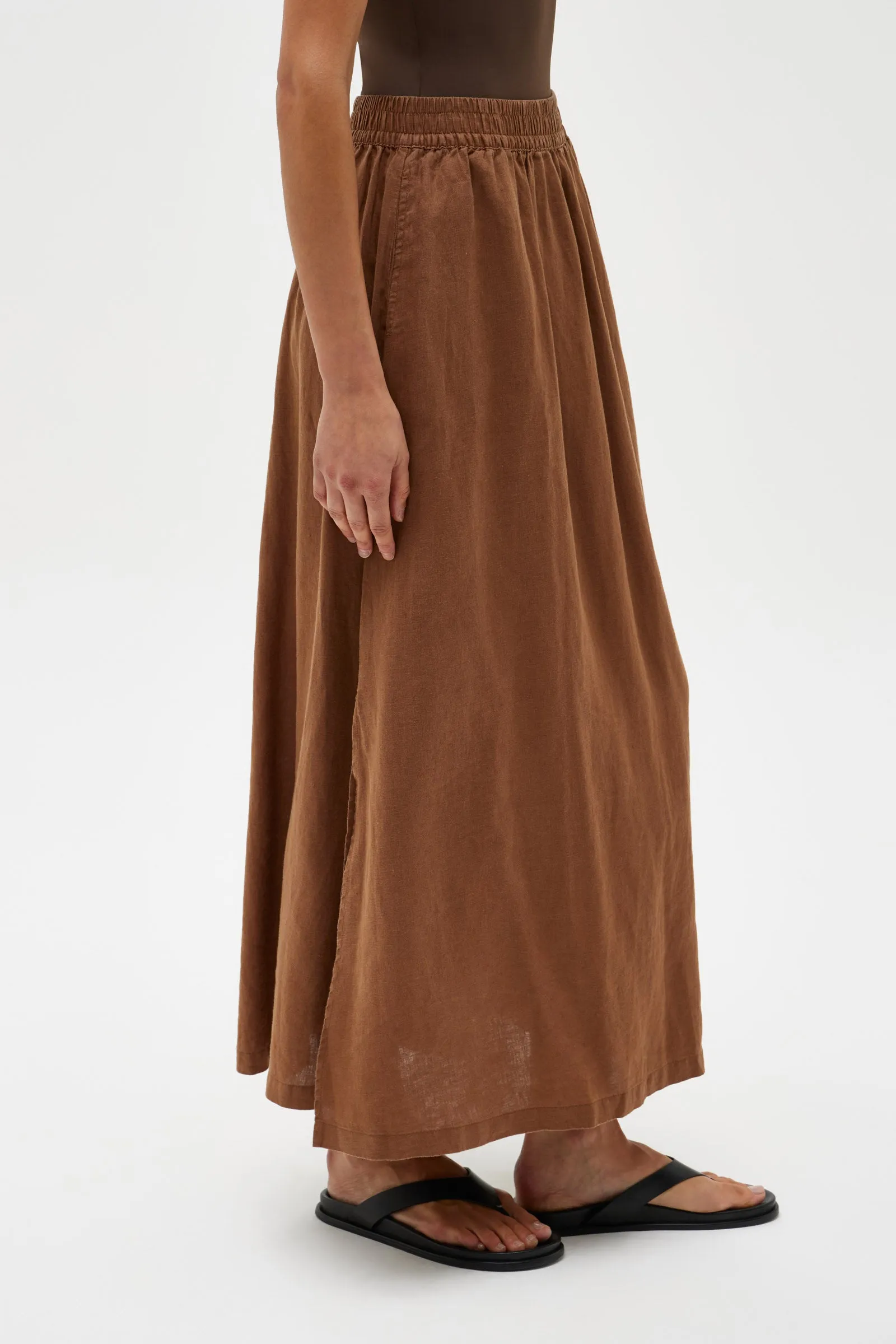 Nilsa Skirt Burnt Ochre