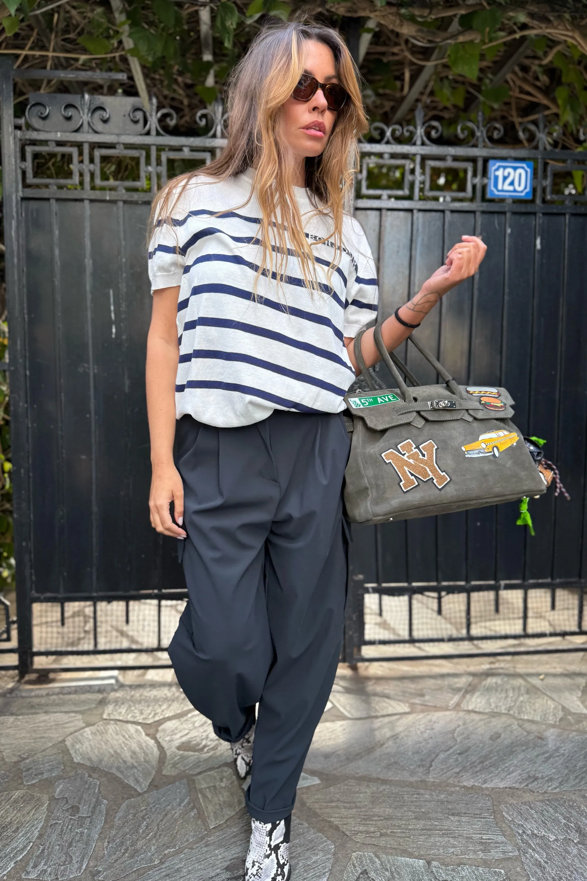 ORG COTT KNITTED T-SHIRT