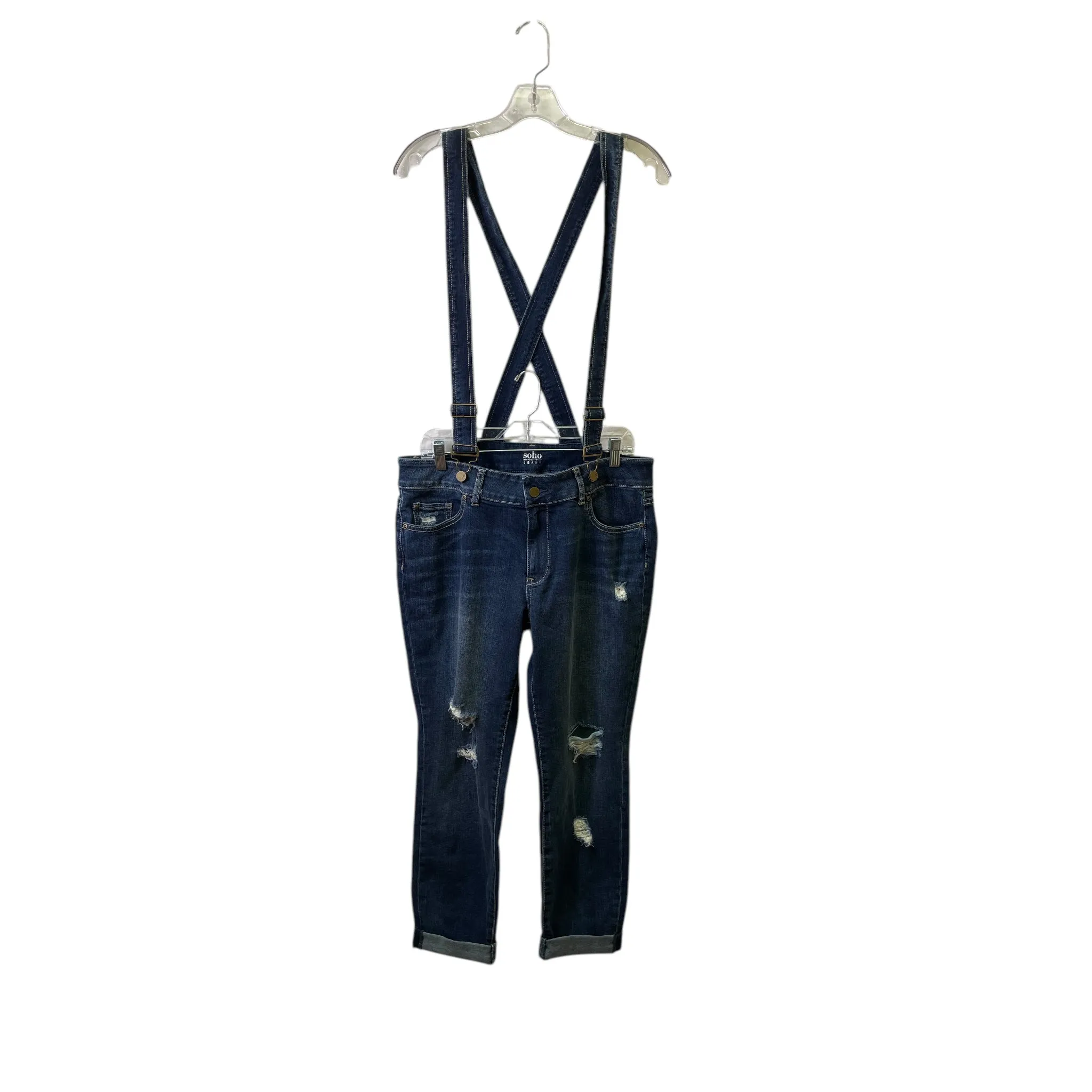 Overalls By New York And Co In Blue, Size:12