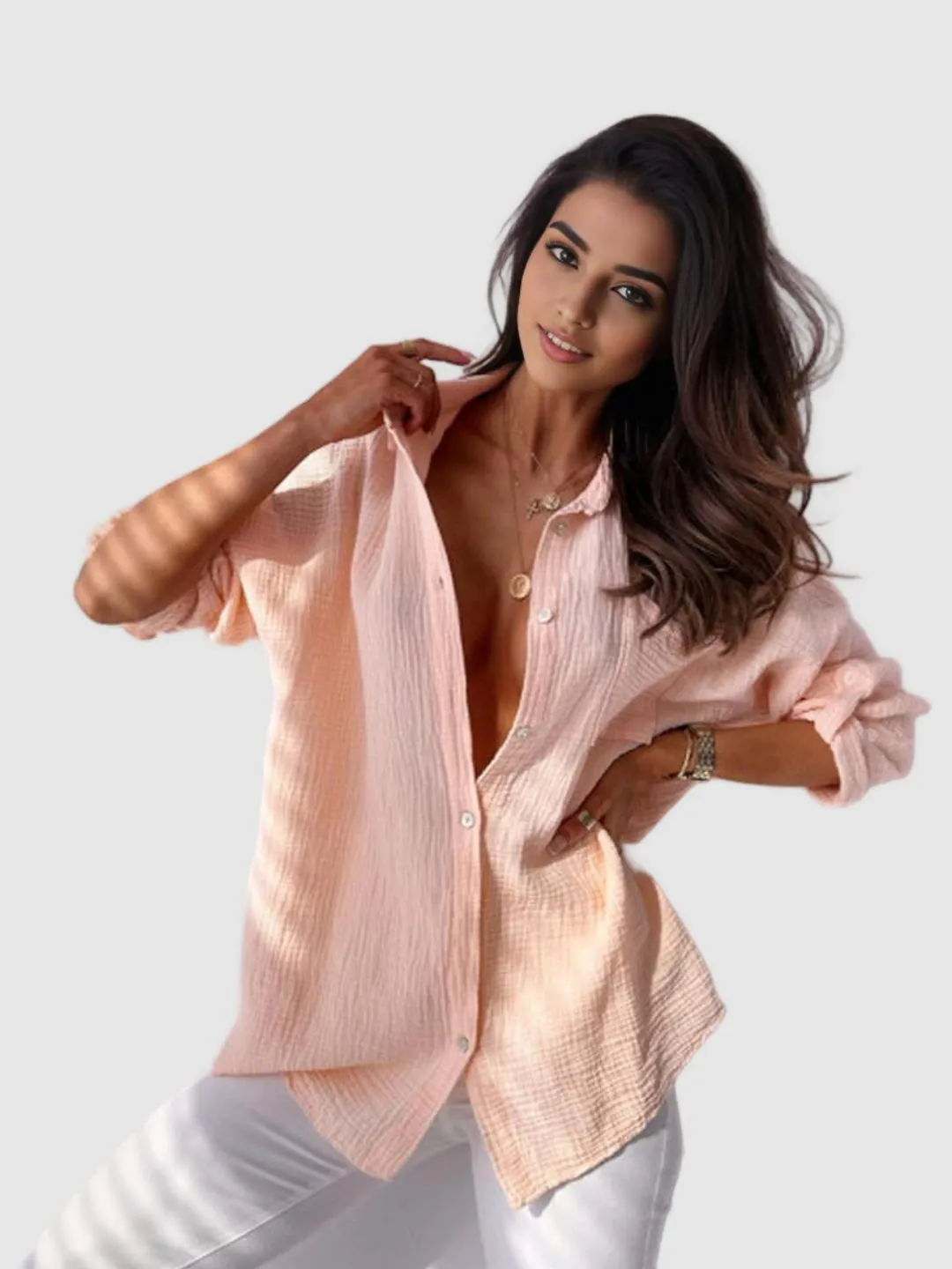 Peach One Shoulder Maxi Dress