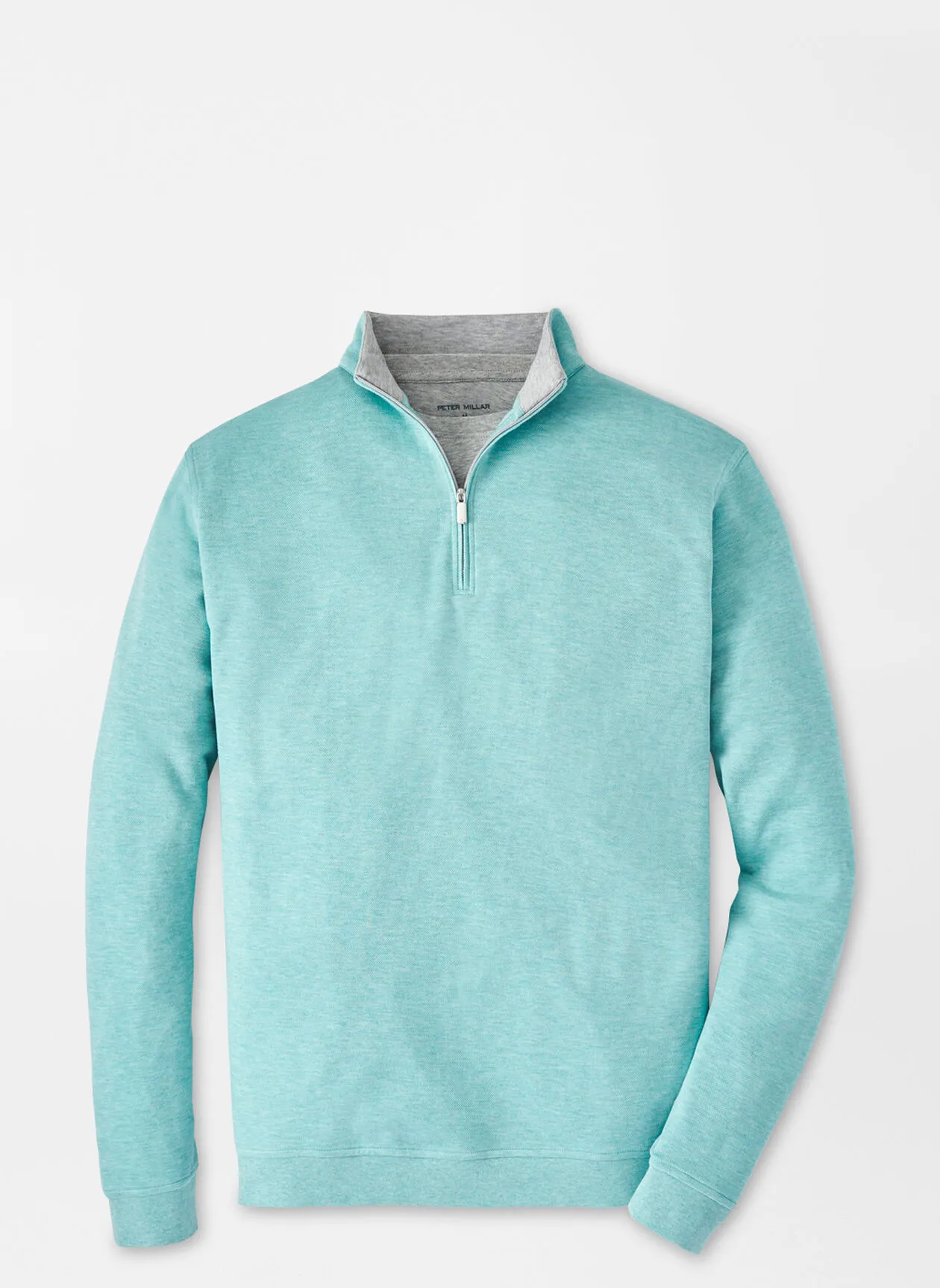 Peter Millar Mens Classic Fit Crown Comfort Pullover - CLOUD