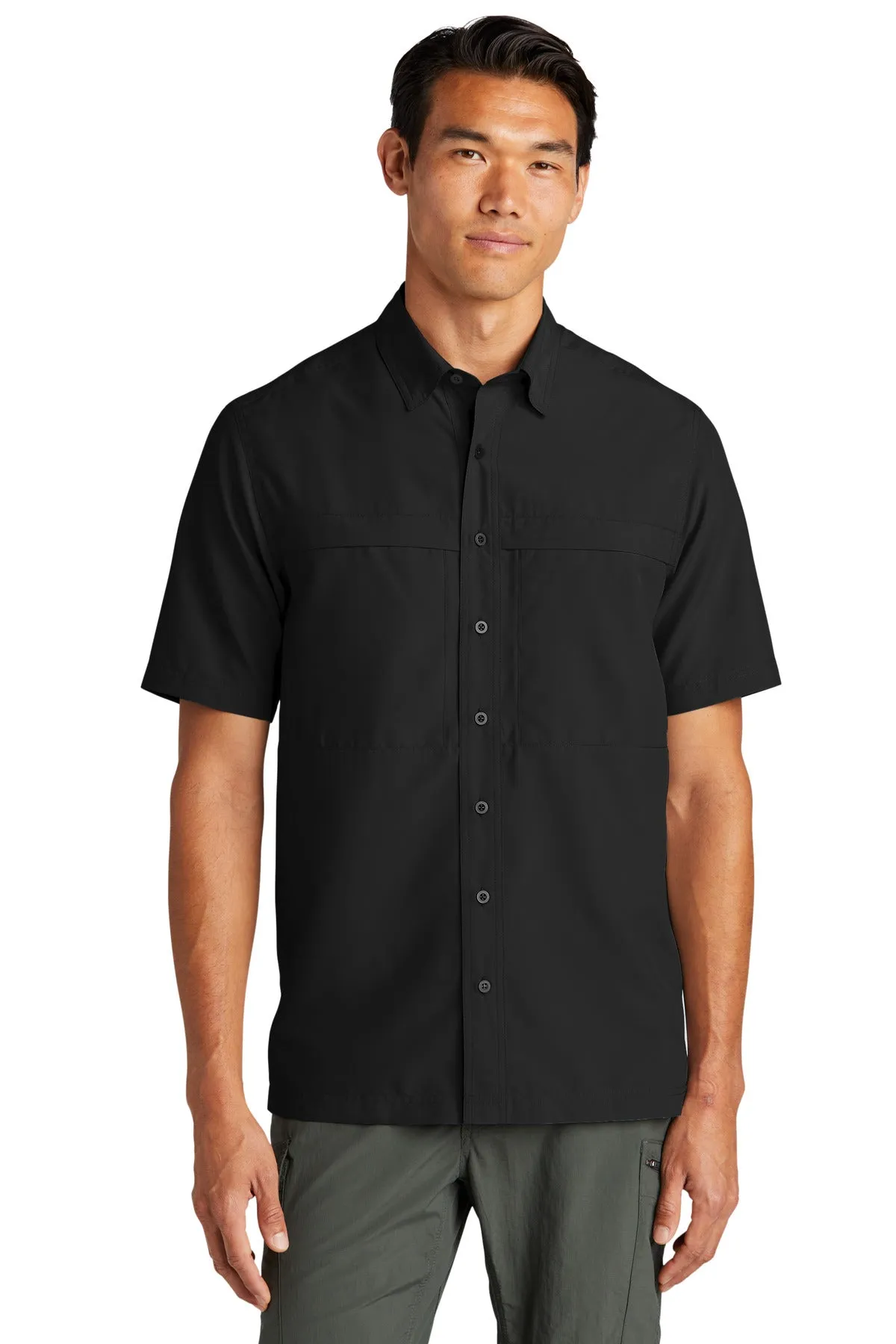 Port Authority Short Sleeve UV Daybreak Shirt W961 Deep Black