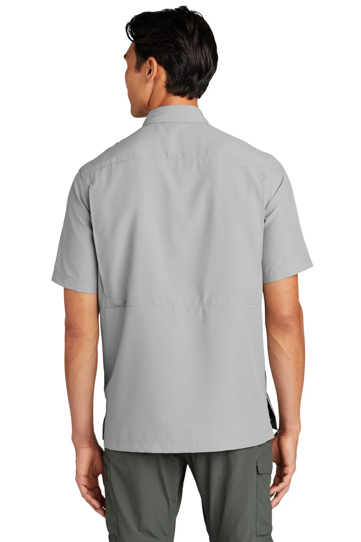 Port Authority Short Sleeve UV Daybreak Shirt W961 Gusty Grey