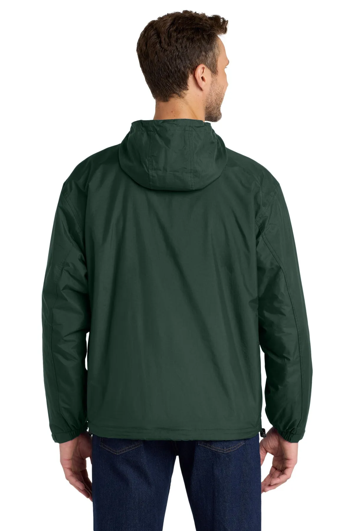 Port Authority Team Jacket.  JP56 Hunter/ Light Oxford