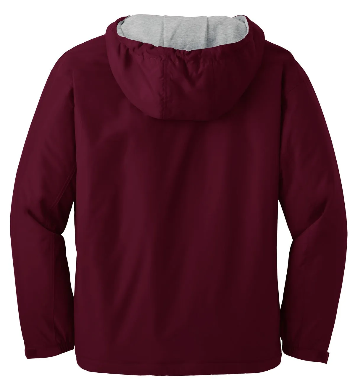 Port Authority Team Jacket.  JP56 Maroon/ Light Oxford