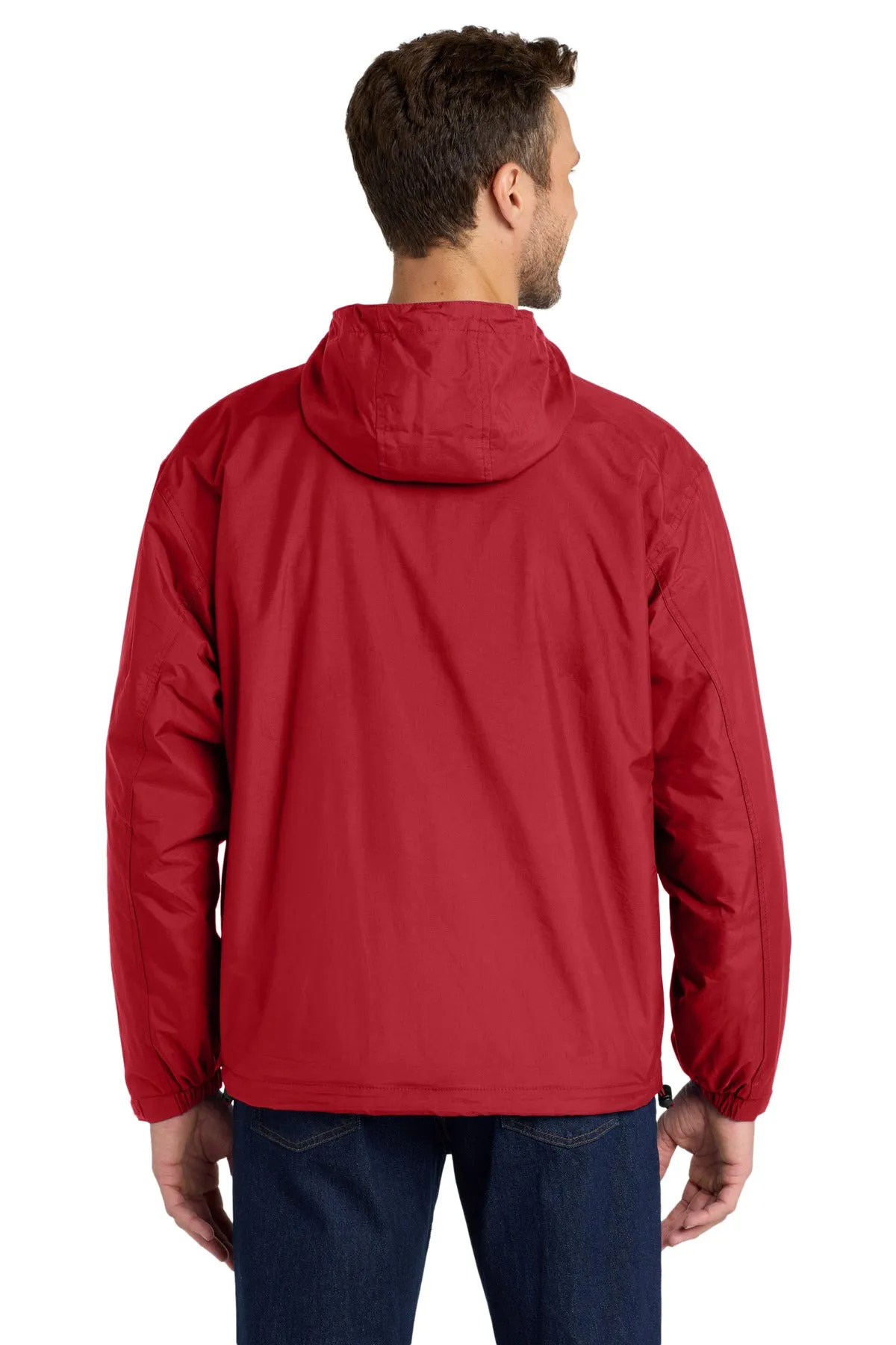 Port Authority Team Jacket.  JP56 Red/ Light Oxford