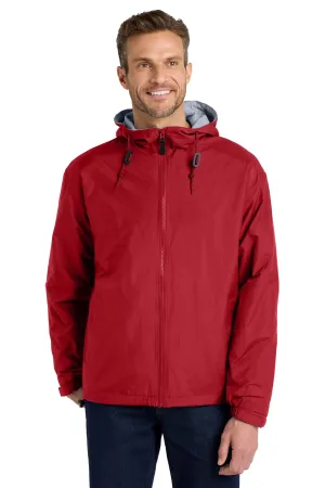Port Authority Team Jacket.  JP56 Red/ Light Oxford
