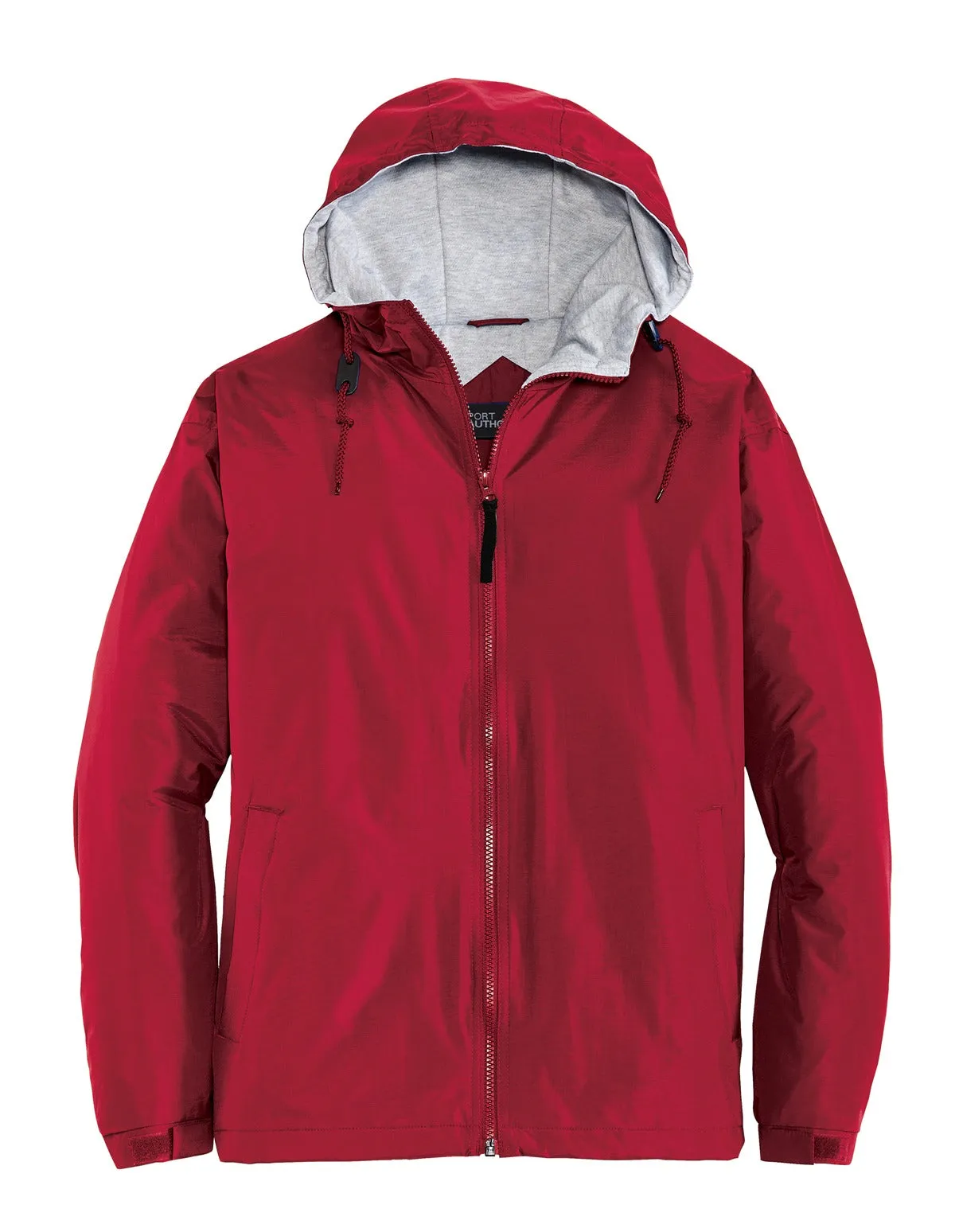 Port Authority Team Jacket.  JP56 Red/ Light Oxford