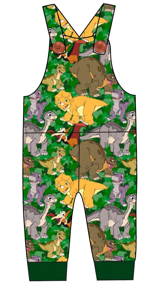 Prehistoric Pals Overalls and Shortalls