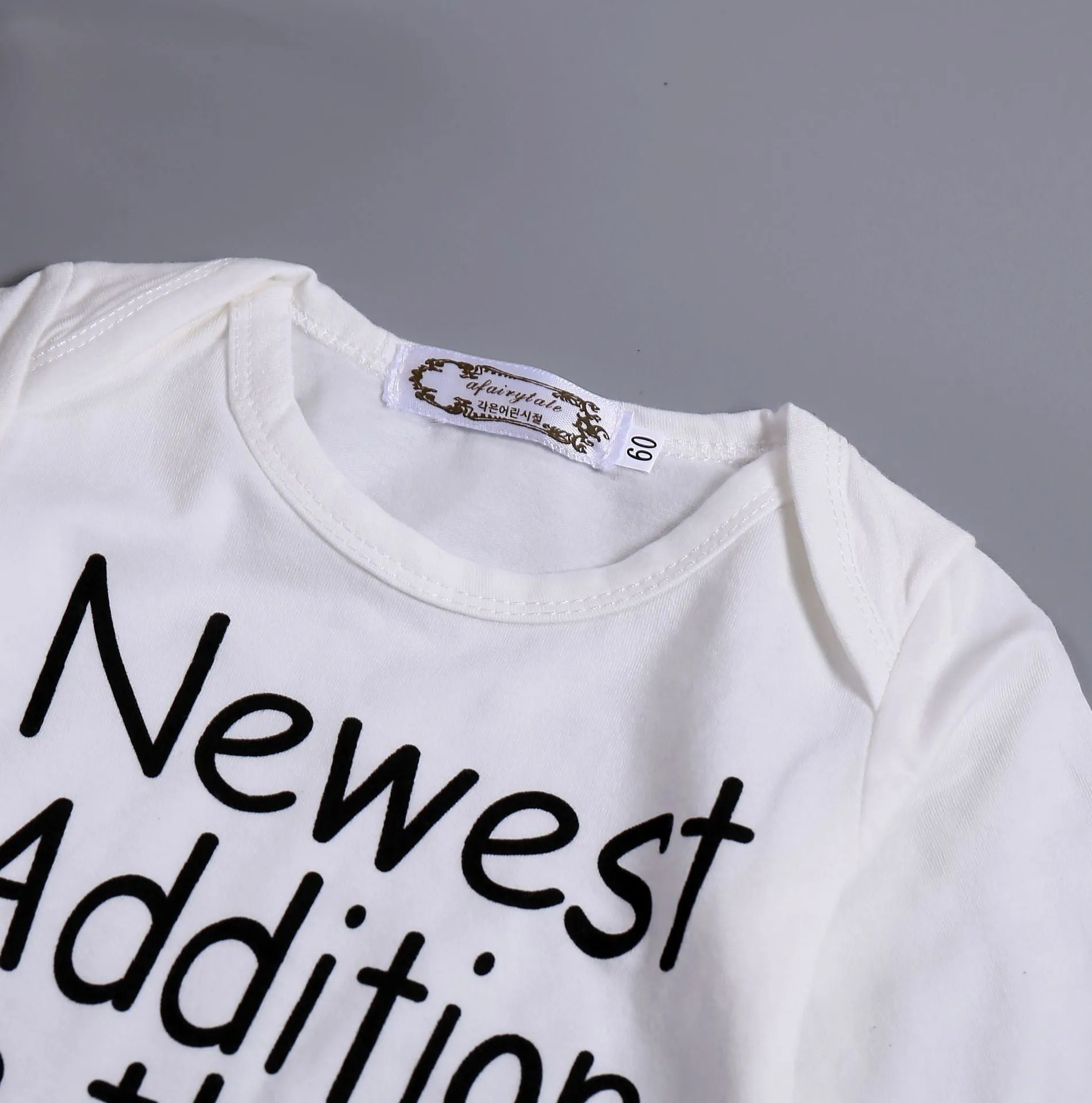 Printed pants baby suit