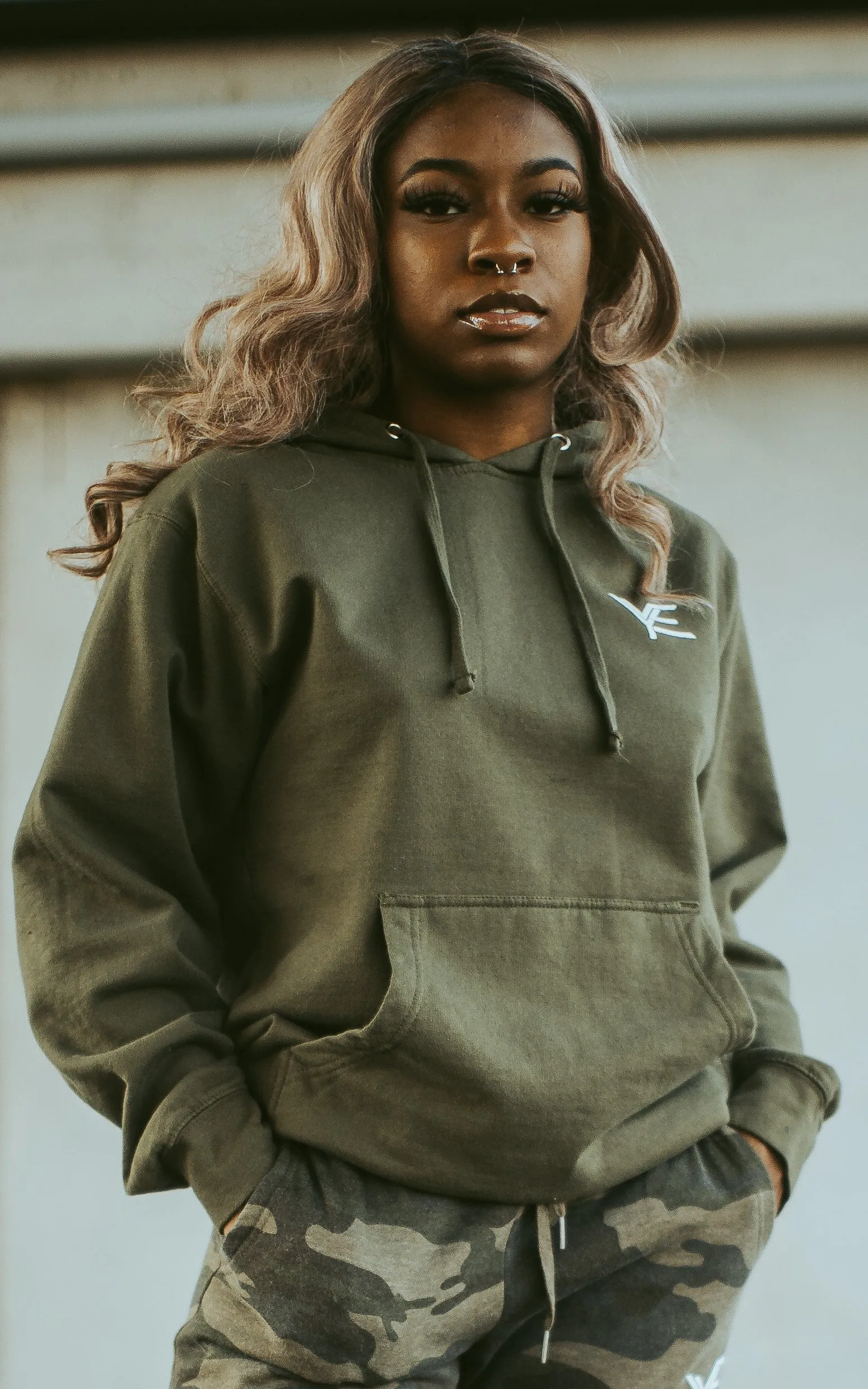 "See You" Unisex Hoodie "Army"
