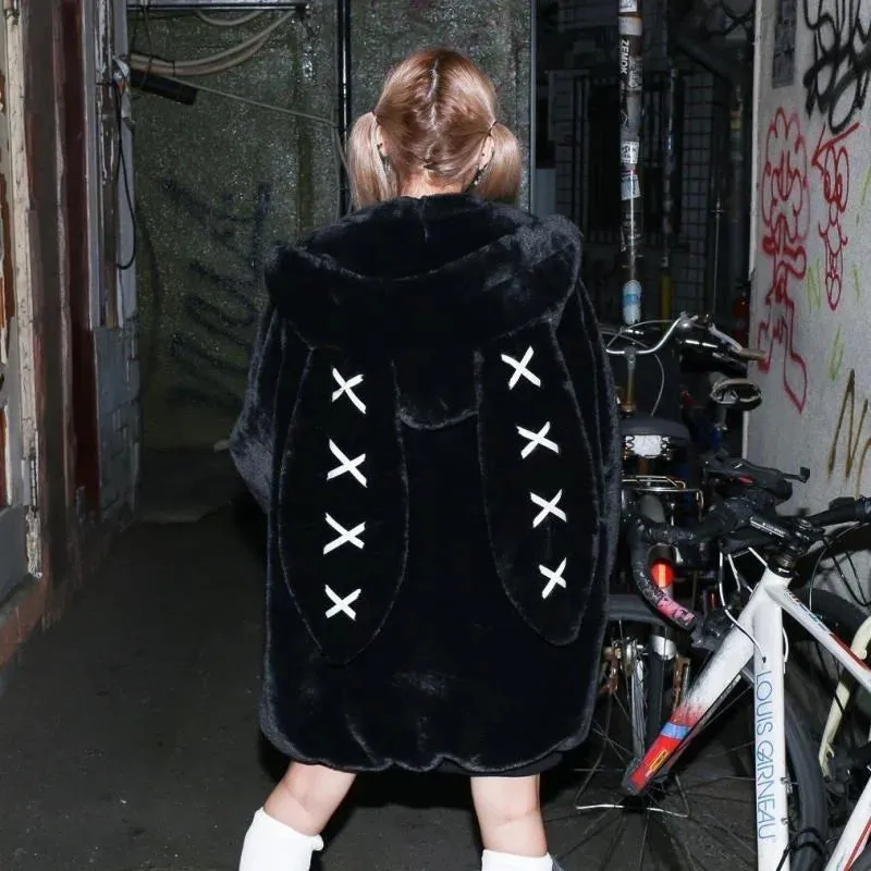 Rabbit Ear Plush Jacket