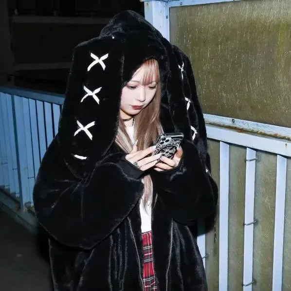Rabbit Ear Plush Jacket