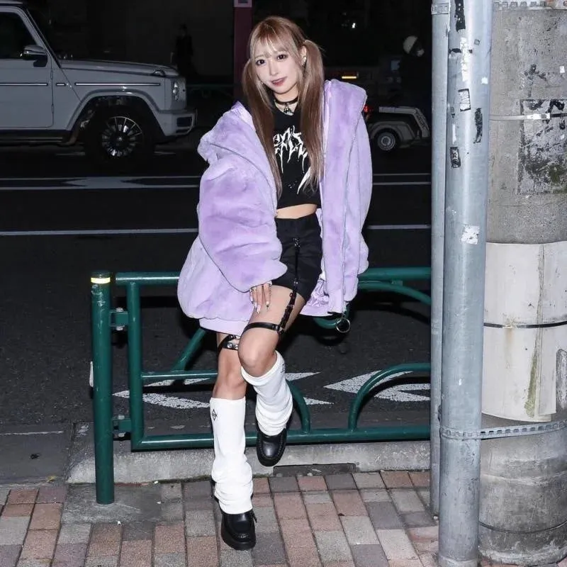 Rabbit Ear Plush Jacket