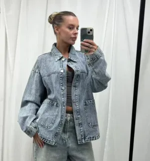 RAYS SHACKET - DENIM WASH