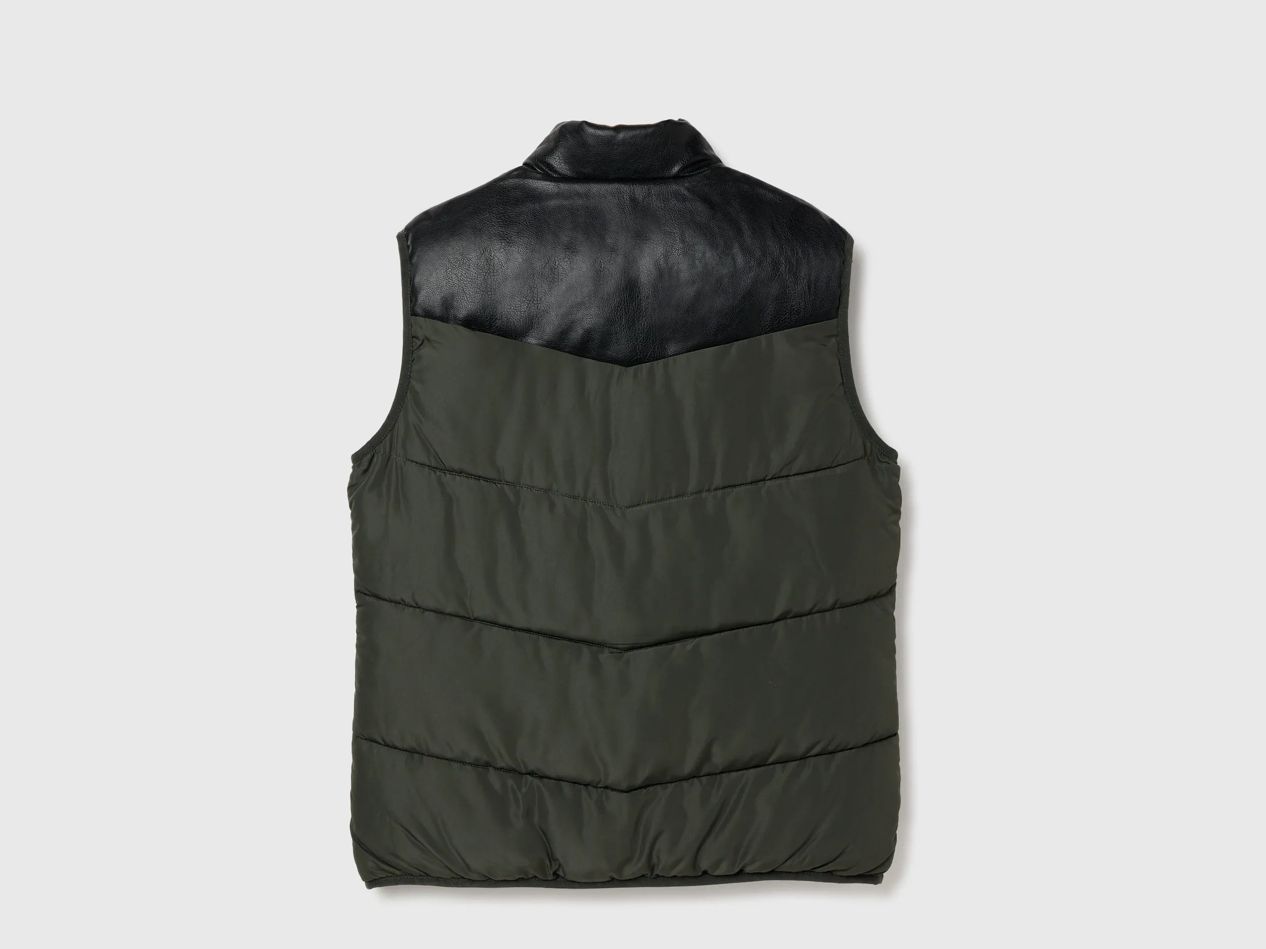 Regular Fit Mock Neck Solid Jacket