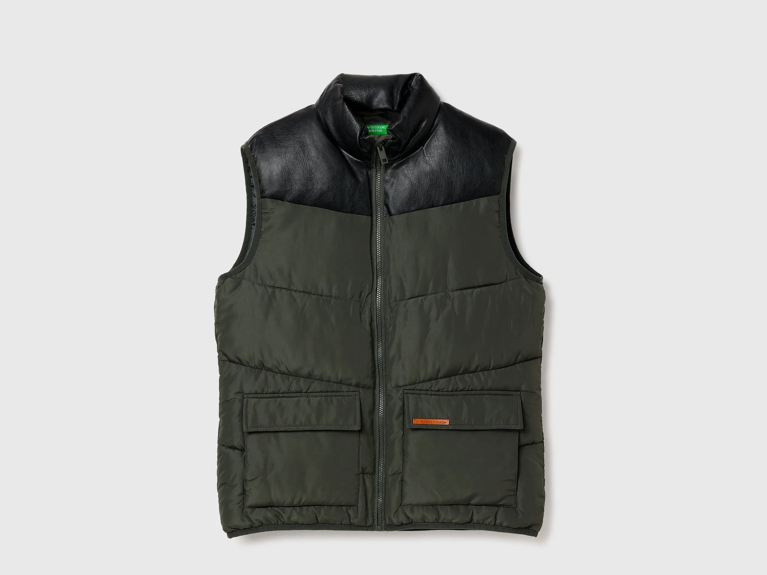 Regular Fit Mock Neck Solid Jacket