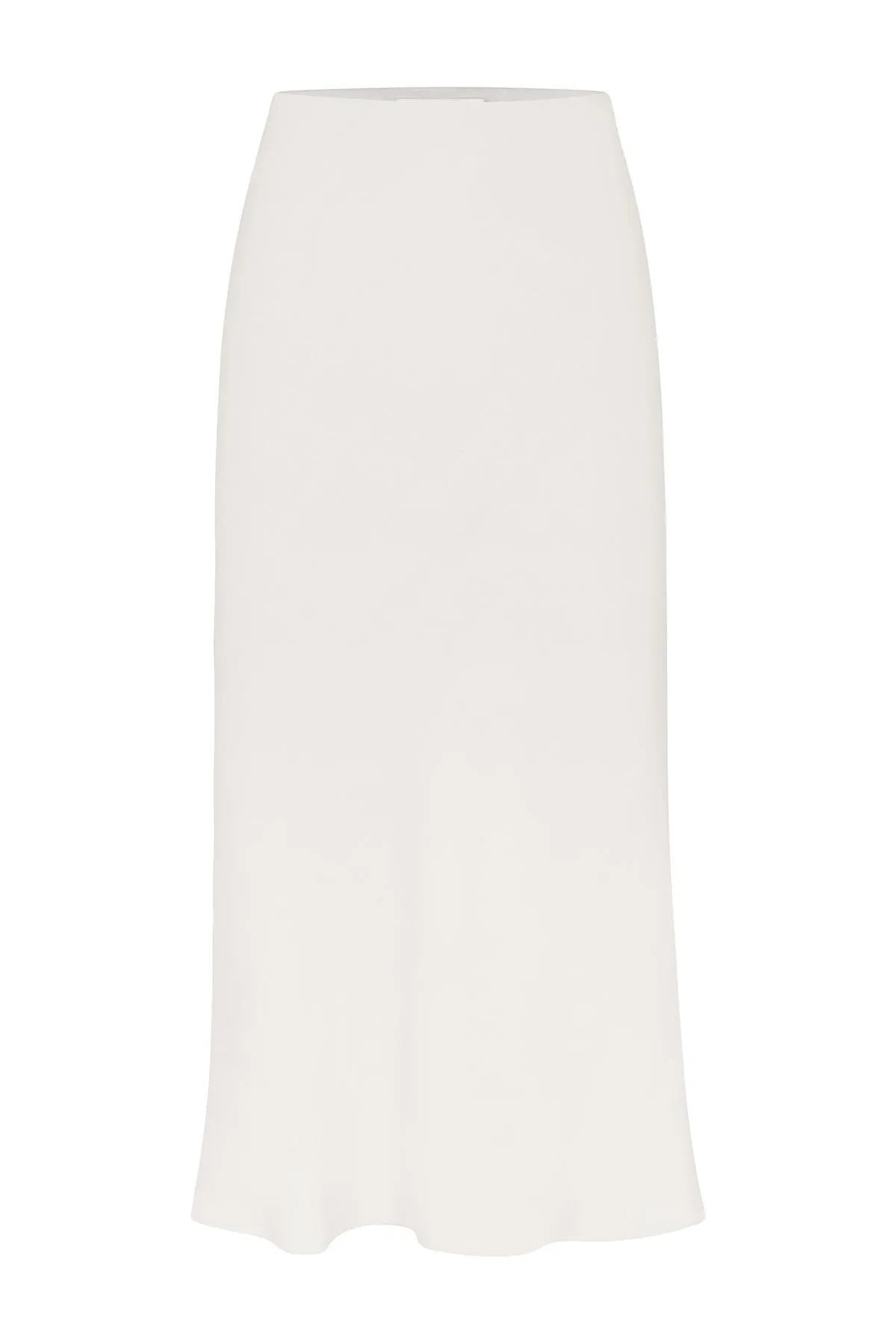 Rey Bias-Cut Skirt in Stretch Twill