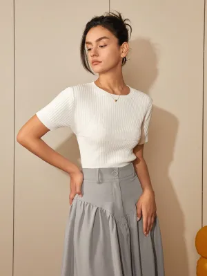 Ribbed Knit Top
