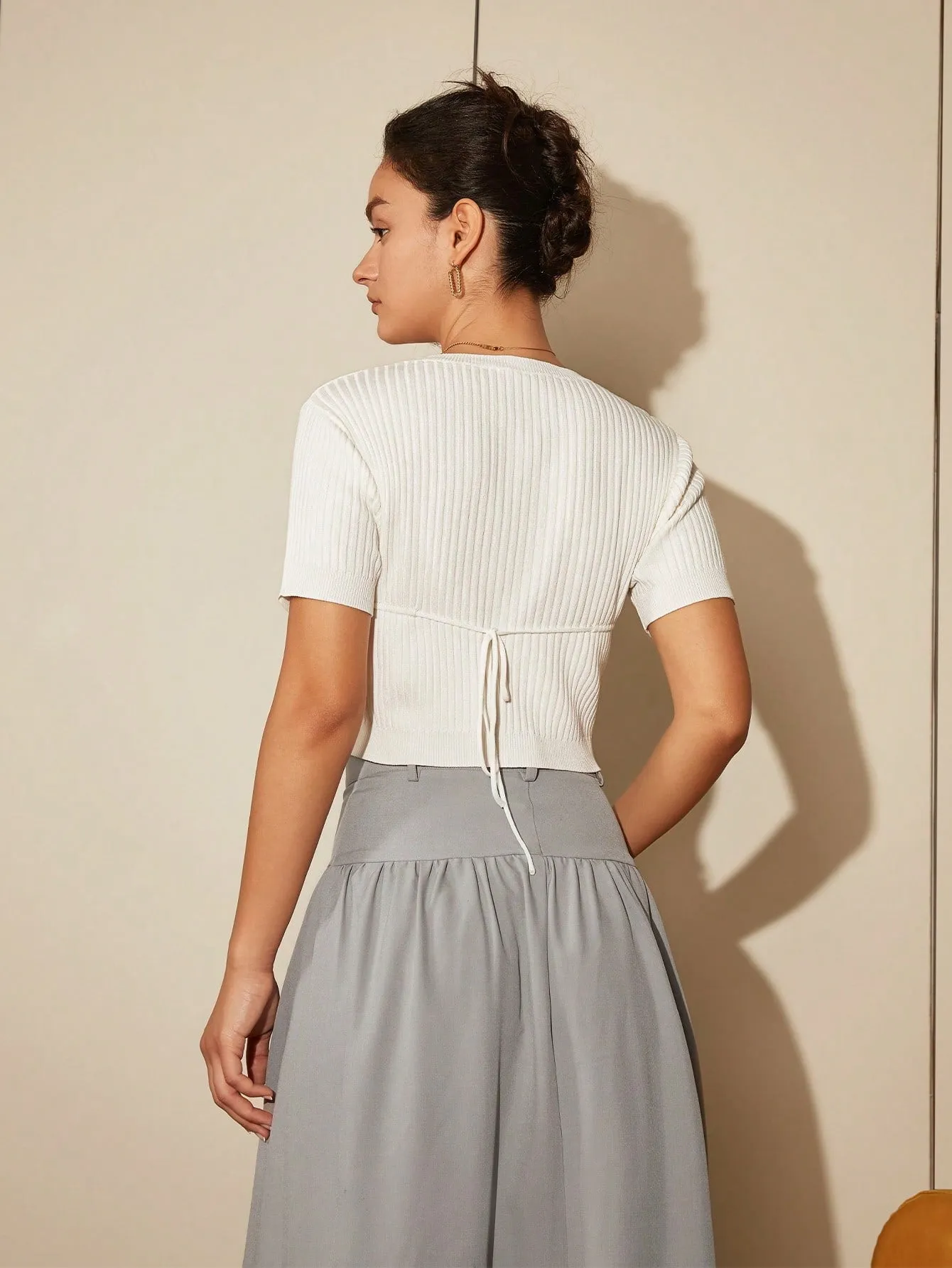 Ribbed Knit Top