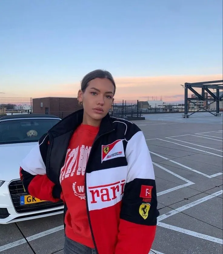 Rider™ | Vintage Black Sports Fashion Racer Jacket