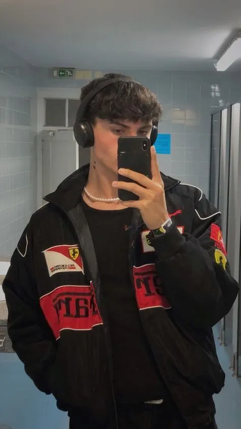 Rider™ | Vintage Black Sports Fashion Racer Jacket