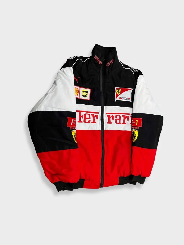 Rider™ | Vintage Black Sports Fashion Racer Jacket