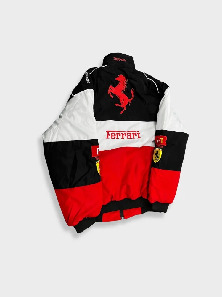 Rider™ | Vintage Black Sports Fashion Racer Jacket