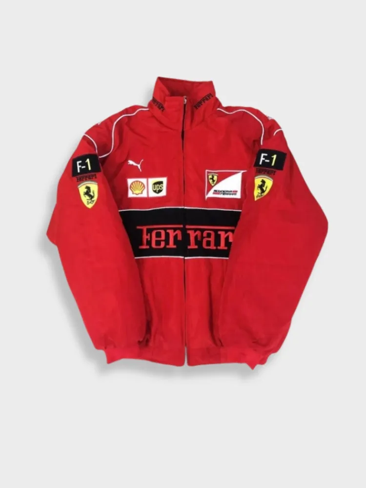 Rider™ | Vintage Black Sports Fashion Racer Jacket