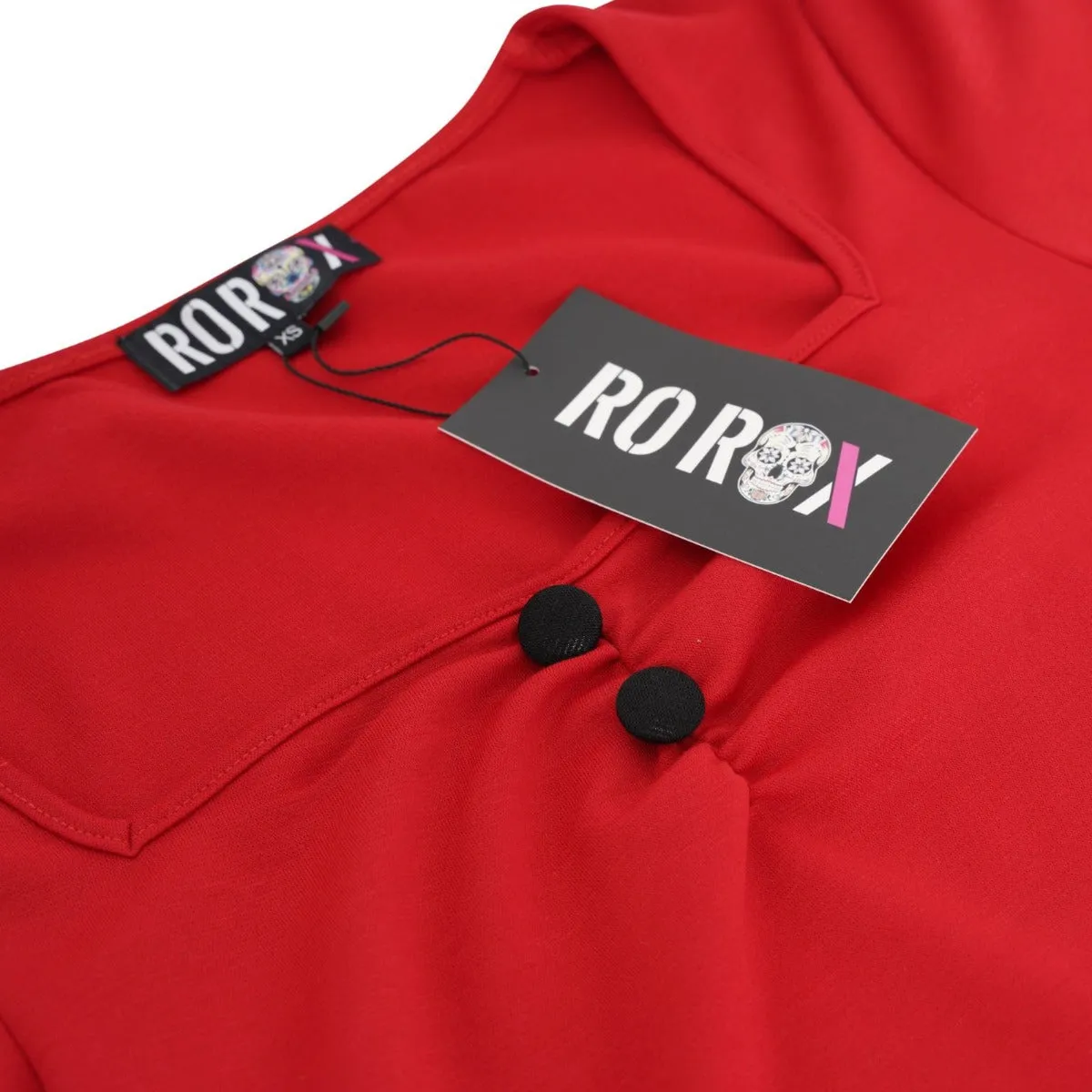 Ro Rox Doris Pinup 1950's Retro Sweetheart Top