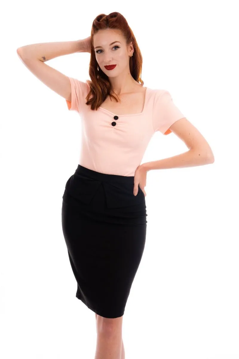 Ro Rox Doris Pinup 1950's Retro Sweetheart Top