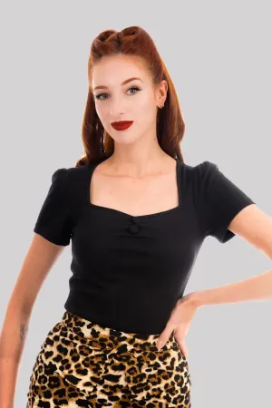 Ro Rox Doris Pinup 1950's Retro Sweetheart Top