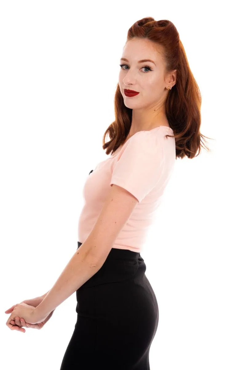 Ro Rox Doris Pinup 1950's Retro Sweetheart Top