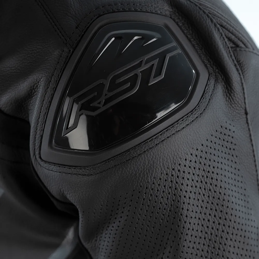RST SABRE CE LEATHER JACKET [BLACK]