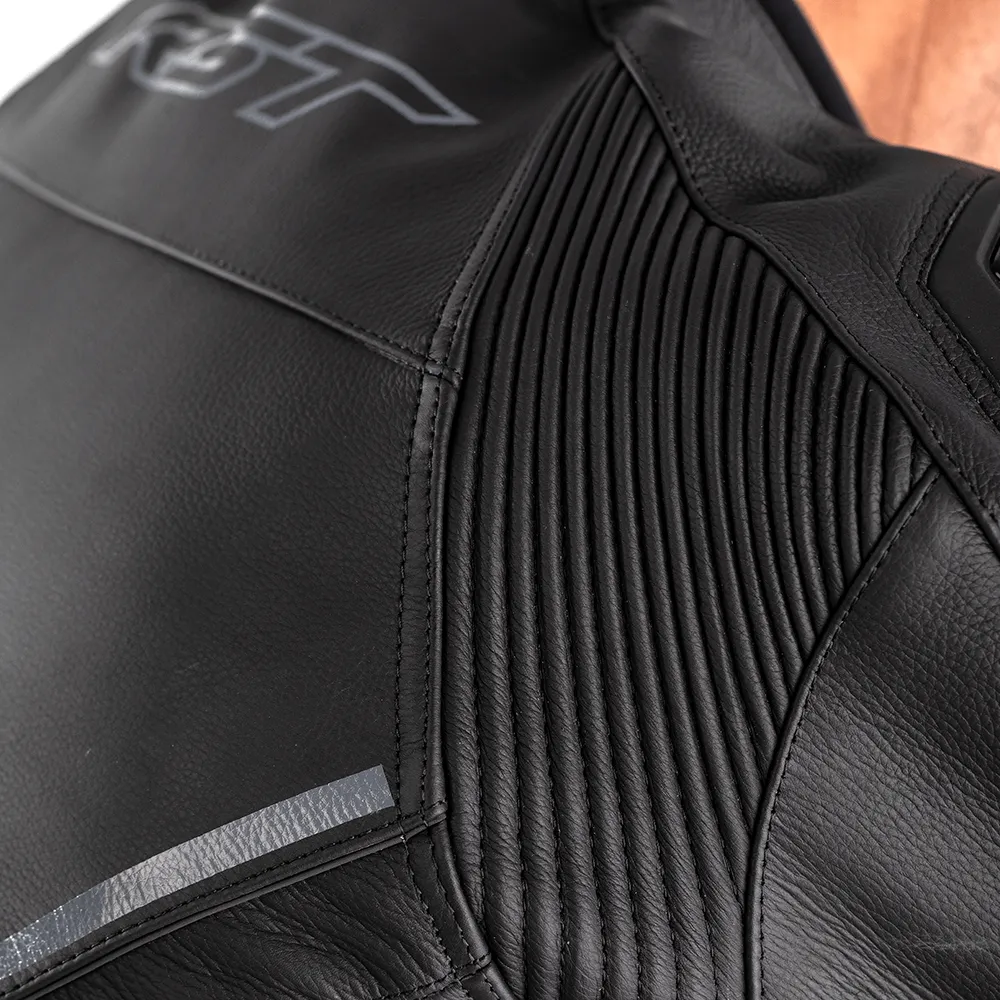 RST SABRE CE LEATHER JACKET [BLACK]