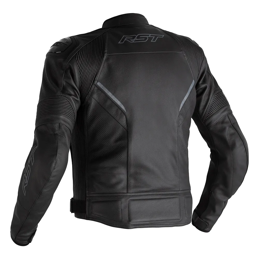RST SABRE CE LEATHER JACKET [BLACK]