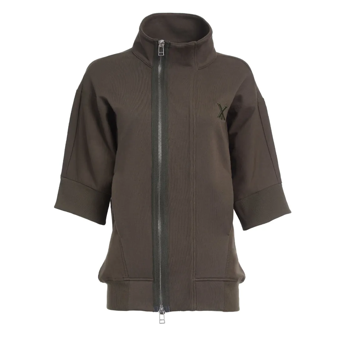 RUSAK MIXED MEDIA JACKET SLATE