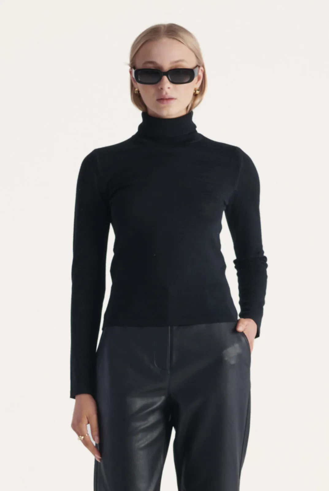 Santana Knit Top - Black