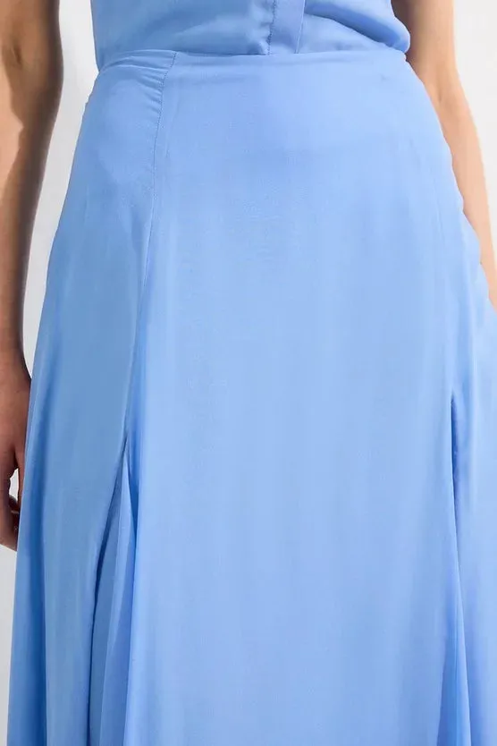 Sheer Viscose Georgette Woven Maxi Skirt