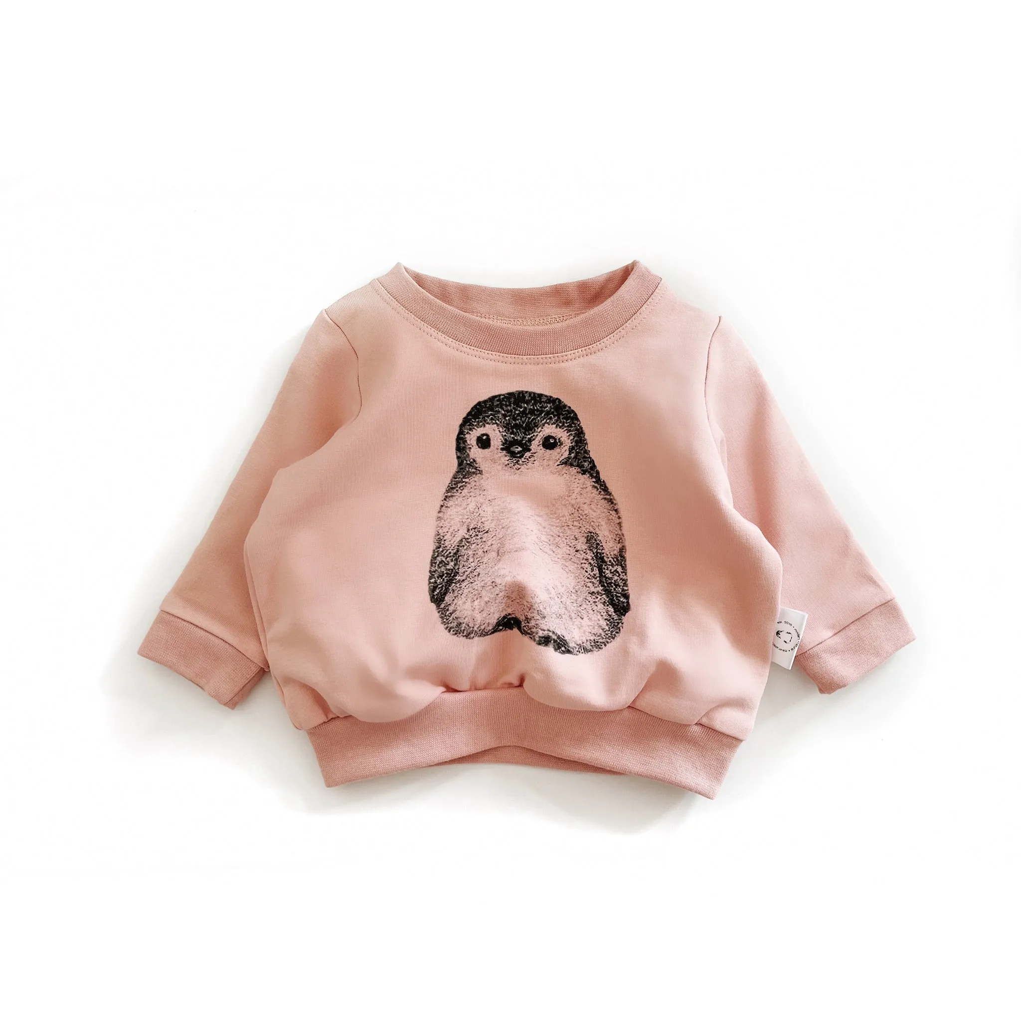 Signature Pullover with Penguin / cotton