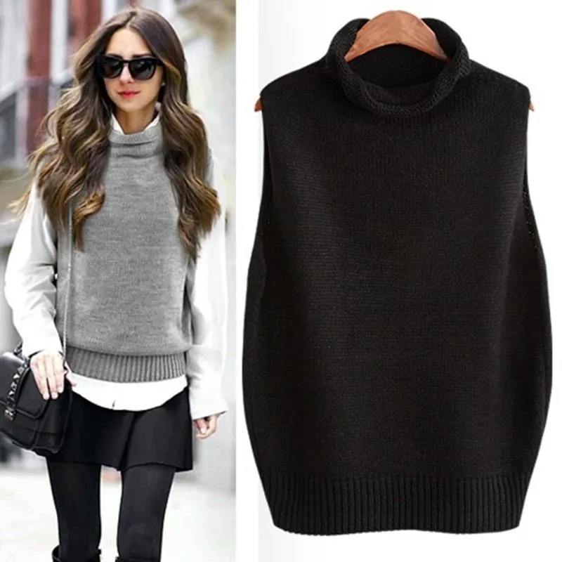 Sleeveless Sweater Vest