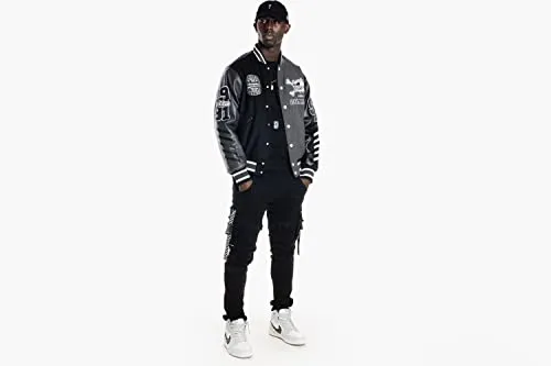 Smoke Rise Men's Fashion Twill Denim Basic Short Utility Overall with Paint (Black Dojang, 2XL)