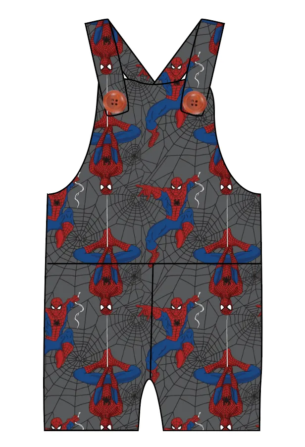 Spectacular Spidey Overalls and Shortalls