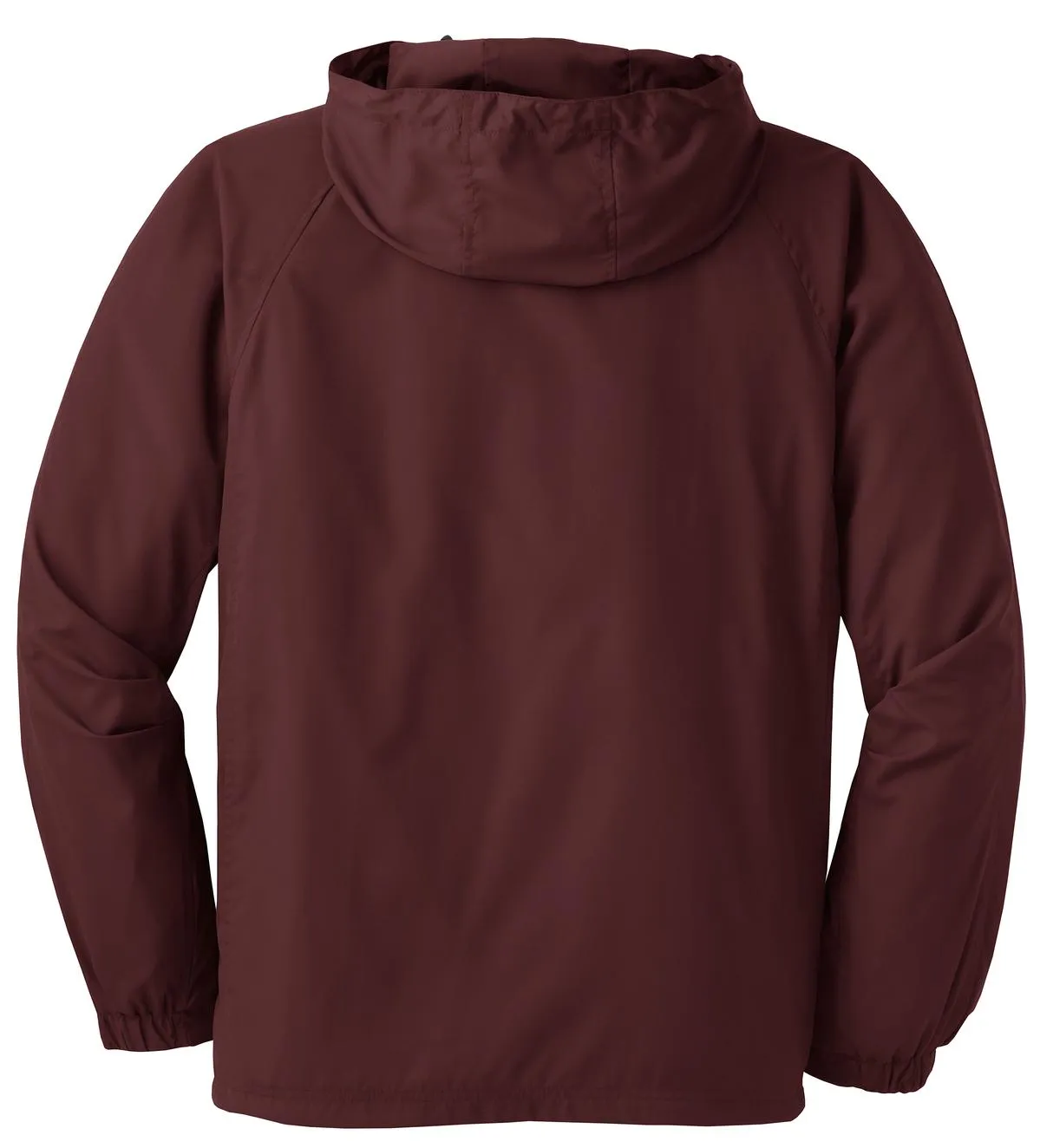 Sport-Tek Hooded Raglan Jacket. JST73 Maroon