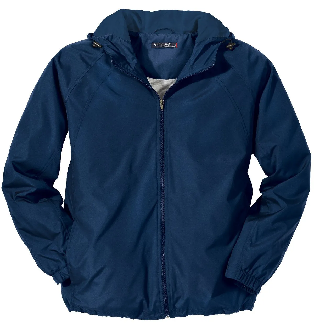 Sport-Tek Hooded Raglan Jacket. JST73 True Navy